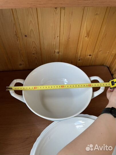 Фарфоровые супница и ваза СССР