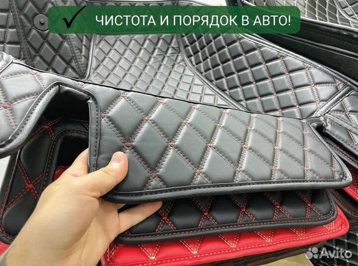 3D коврики из экокожи автомобильные