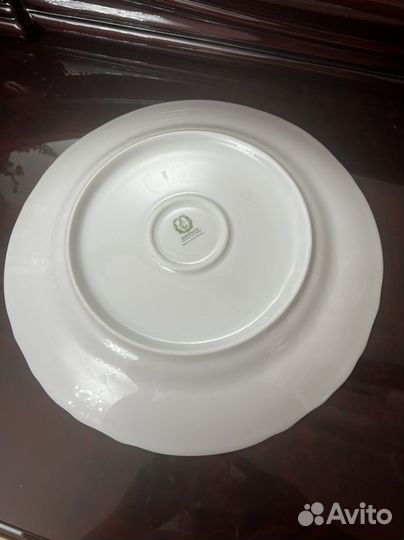 Большая тарелка блюдо Полевой цветок