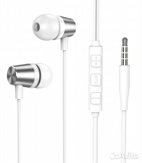 Стереогарнитура Deppa Stereo Alum Mini (Серебряный