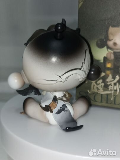 POP mart skullpanda The ink plum blossom