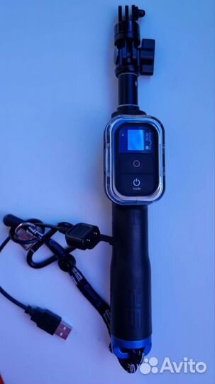 Монопод телескопический для GoPro с пультом Wi Fi