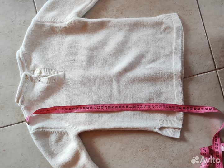 Шерстянная кофта для девочки 2-3 года