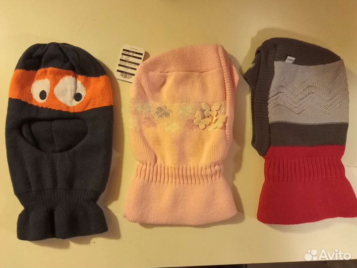 Шапка шлем Зима новая детская