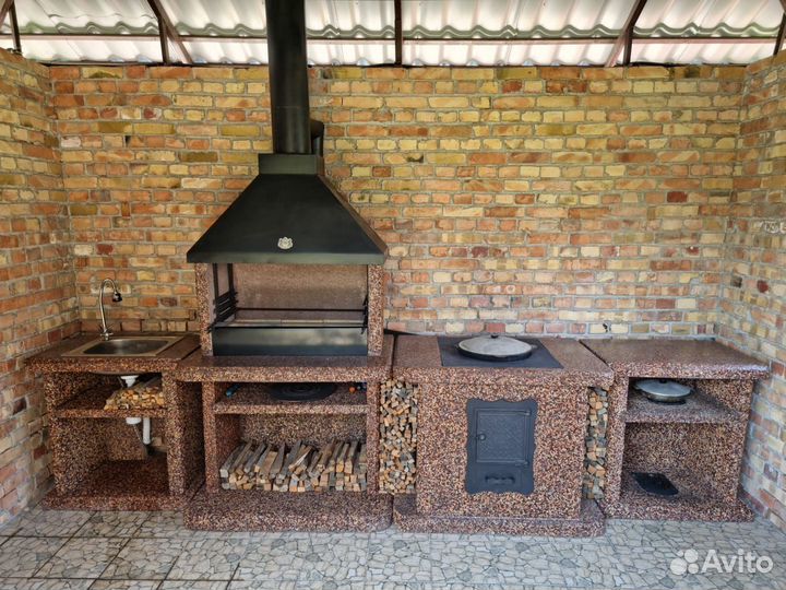 Печь барбекю, печи под казан, тандыр