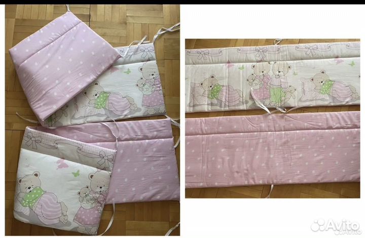 Бортики в детскую кроватку