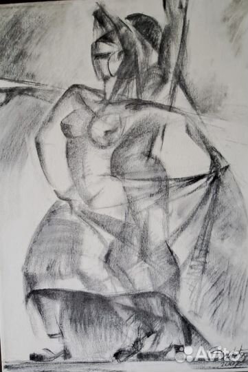 Картина маслом на холсте. Фламенко