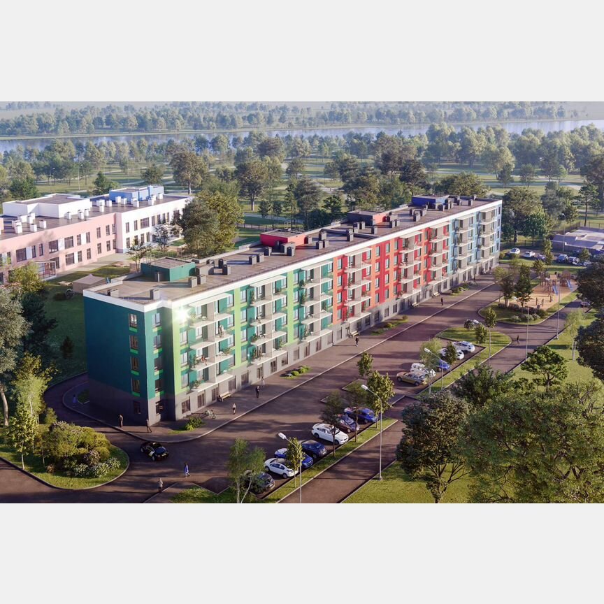 2-к. квартира, 53,5 м², 5/5 эт.