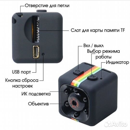 VNG05 экшн камера (1080P)