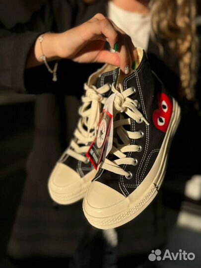 Converse play comme des garcons женские