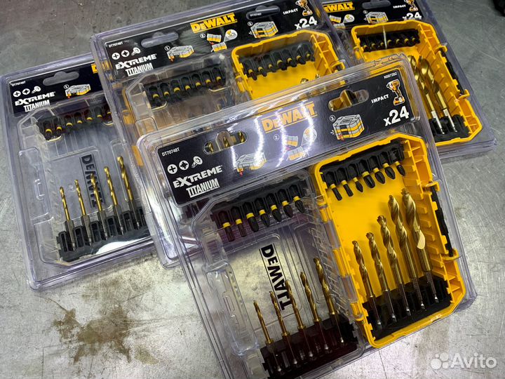 Набор сверл и бит для импакта dewalt DT70748T