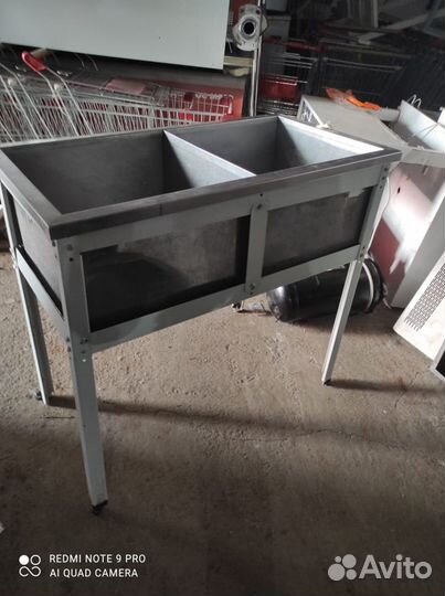 Ванна моечная 2х секционная