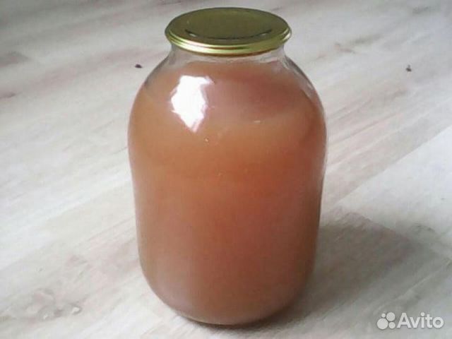 Сок яблочный домашний натуральный