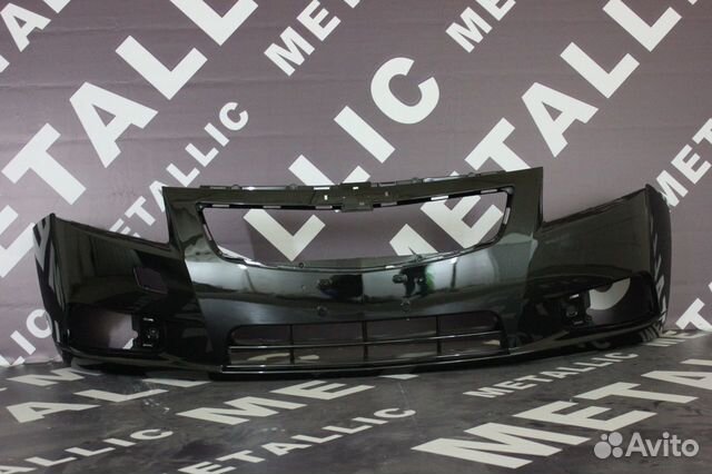 Бампер Chevrolet Cruze 09 / Черно-зел цв / перед