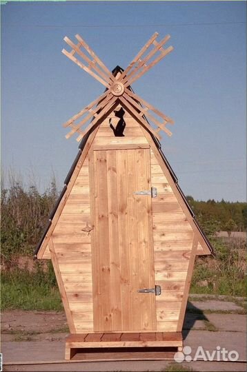 Дачный туалет деревянный Ж767