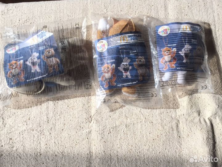 Игрушки хэппи мил. Олимпиада Сочи