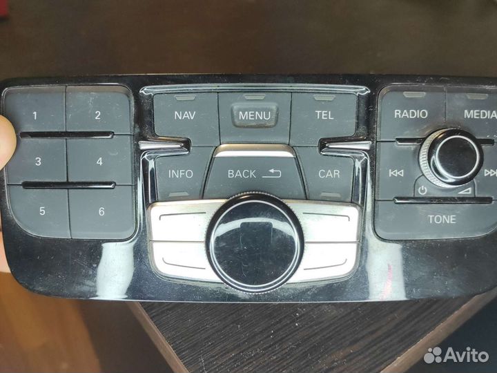 Блок кнопок мультимедиа Ауди a8 4h