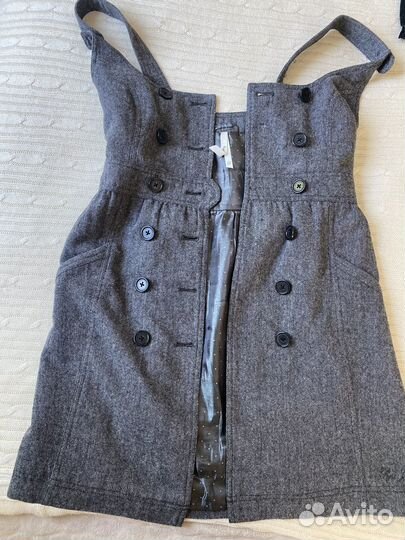 Сарафан шерсть pepe jeans,как новое,размер xs