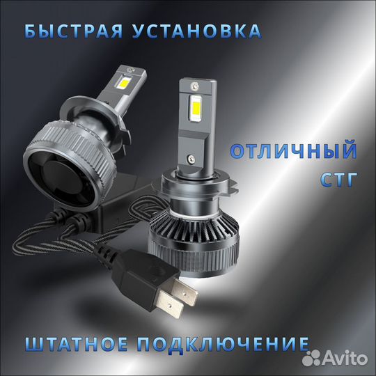 Новые светодиодные лампы LED h7