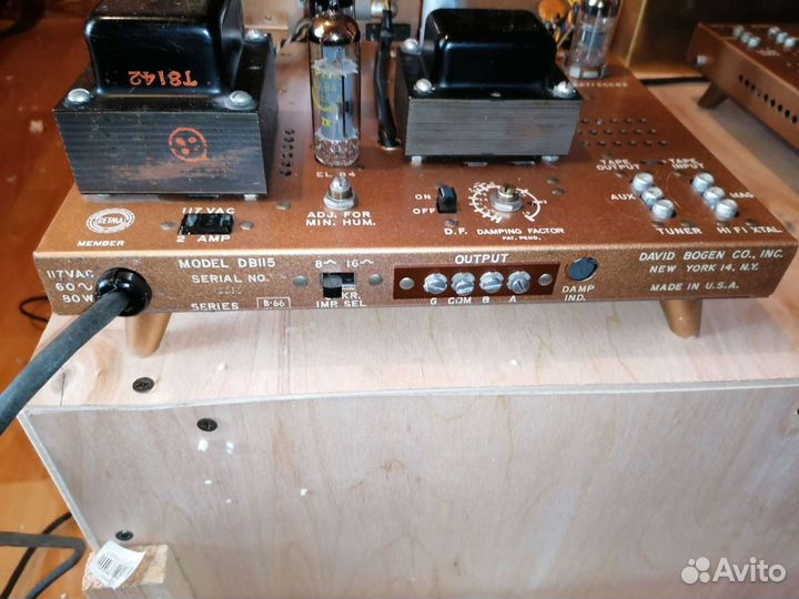 Американские Ламповые усилители 2моно