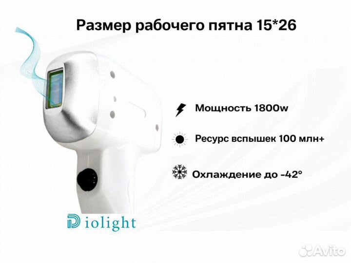 Диодный лазер diolight UltraOne 1800вт, рассрочка