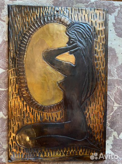 Картина чеканка СССР