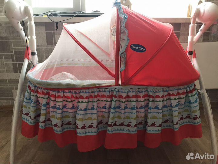 Люлька качалка с музыкой