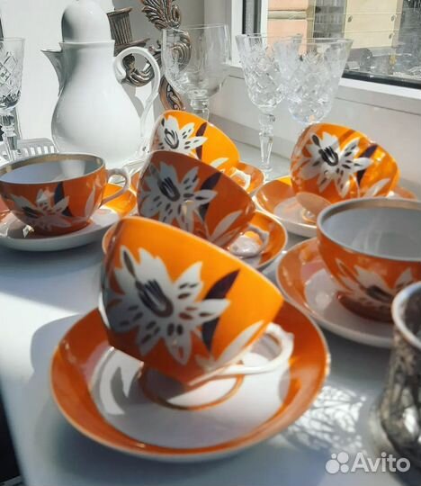 Посуда-фарфор, хрусталь, мельхиор СССР