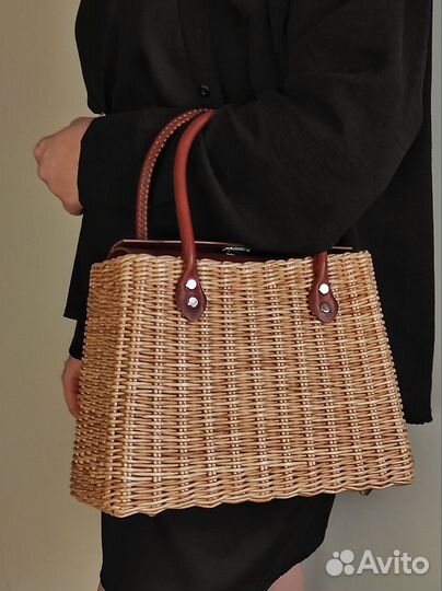 Сумка женская плетеная ручная работа