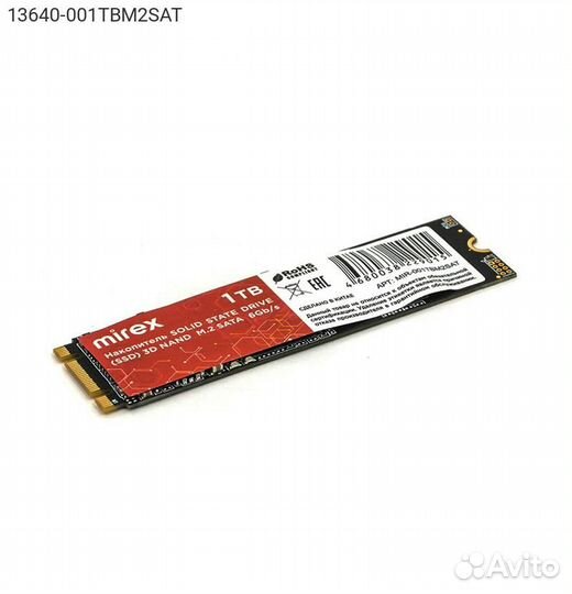 Диск SSD Mirex N535N M.2 2280 1TB SATA III (6Gb/s)