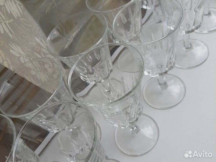 Бокалы 11штук середина 20 века