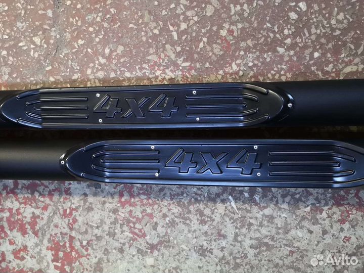 Пороги нива 21214 черные