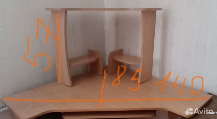 Компьютерный угловой стол бу