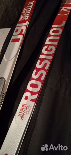 Rossignol лыжи беговые с ботинками, креплениями