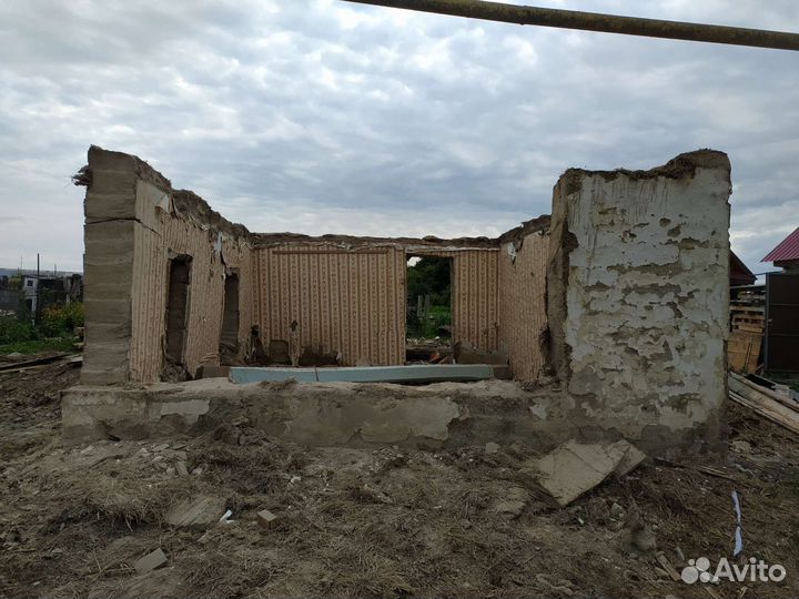 Демонтаж, домов, бань, квартир,стяжки и т.д