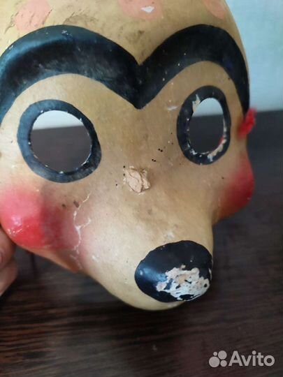 Маска карнавальная новогодняя