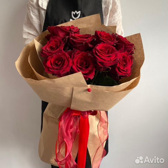 Букет из красных роз