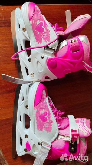 Коньки раздвижные 32-36