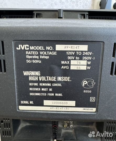 Компактный телевизор JVC AV-K14T