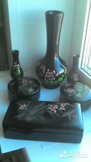 Изделия лаковые Вьетнам, Китай времён СССР