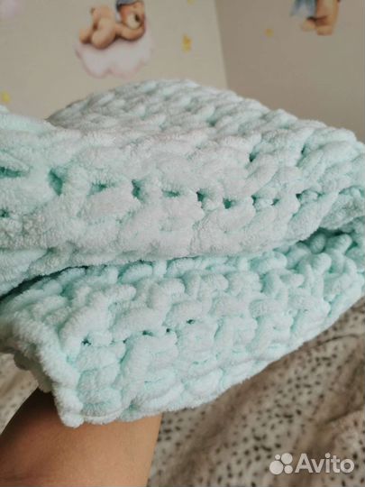 Плед детский плюшевый 90х150