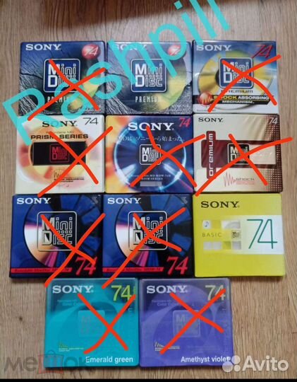 Продам минидиски minidisc sony