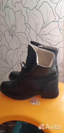 Ботинки кожа