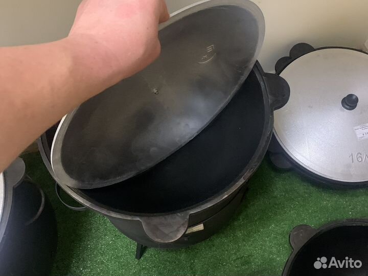 Казан чугунный узбекский 16 литров