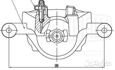 CF084716 trialli Тормозной суппорт