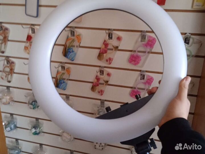 Профессиональная кольцевая лампа RL-18, 45cm