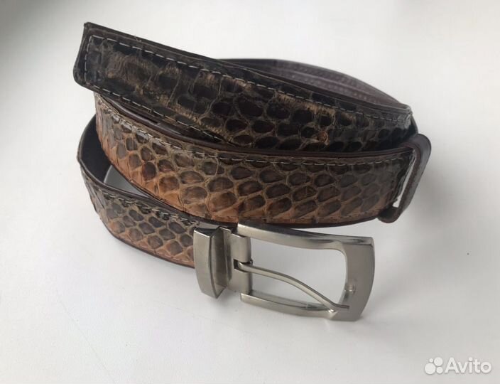 Ремень кожа африканской кобры 100 см