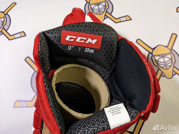 Краги ccm super tacks as1 хоккейные sr 13