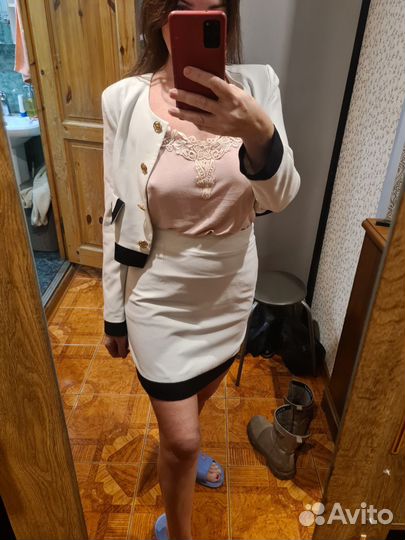 Костюм юбка + жакет chanel