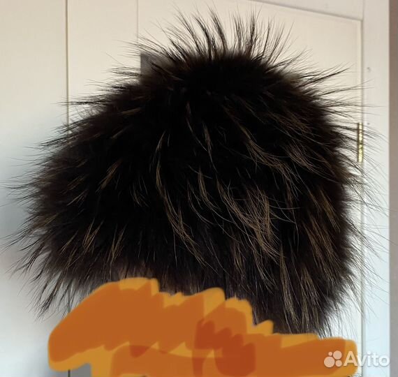 Шапка зимняя меховая женская Sollo енот тониров